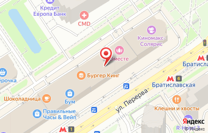 Магазин цифровой техники DNS на Братиславской на карте