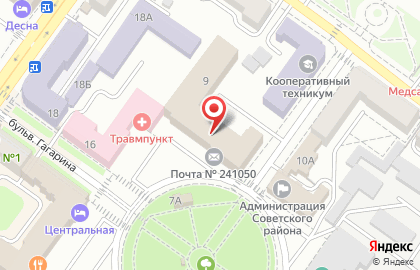 Банкомат Среднерусский банк Сбербанка России на площади Карла Маркса, 9 на карте