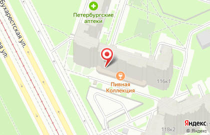 Родник здоровья, сеть аптек на Бухарестской улице на карте