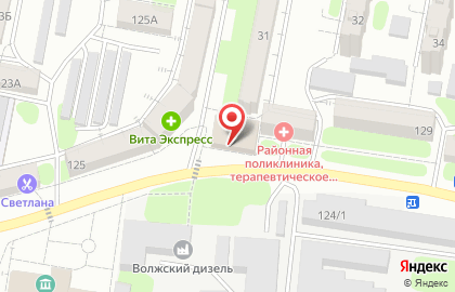 Супермаркет Гулливер на Коммунистической улице на карте