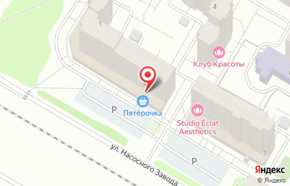 Супермаркет Пятёрочка в Москве на карте