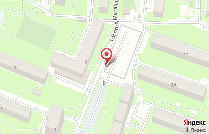 Автостоянка в Туле на карте