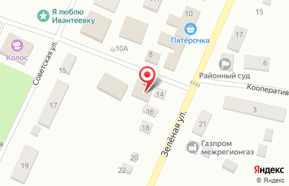 Магазин косметики и бытовой химии Магнит Косметик на Кооперативной улице на карте