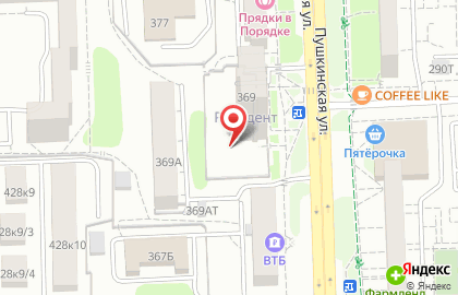 Котэ на Пушкинской улице на карте