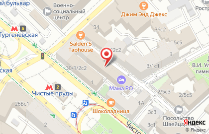 Торгово-производственная компания Тенториум в Гусятниковом переулке на карте