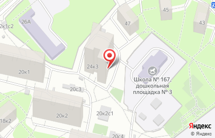 Хостел в Москве на карте