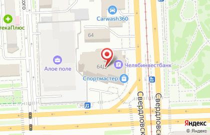 Супермаркет Перекресток на Свердловском проспекте на карте