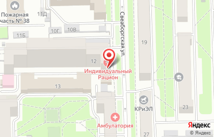 Торговая компания Агент-Продукт на Свеаборгской улице на карте