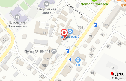 Магазин хозяйственных товаров Весна на карте