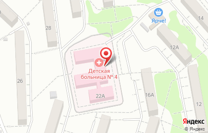 Красноярская межрайонная детская больница №4 на карте