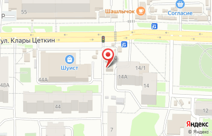 Салон цветов в Железнодорожном районе на карте