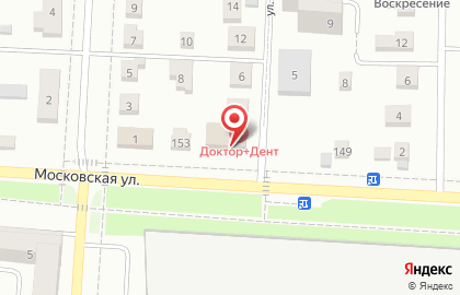Магазин канцелярских товаров Школьник на Московской улице на карте