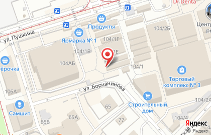 Ярмарка текстиля в Перми на карте