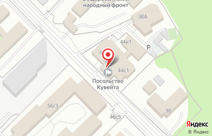 Посольство Государства Кувейт в г. Москве на карте
