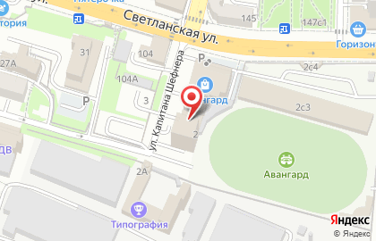 Магазин Эстель на Светланской улице на карте