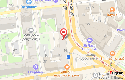 Аптека в Туле на карте