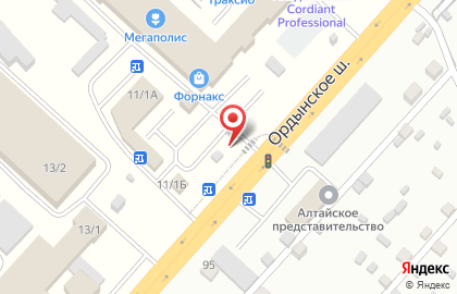 Киоск фастфудной продукции в Новосибирске на карте