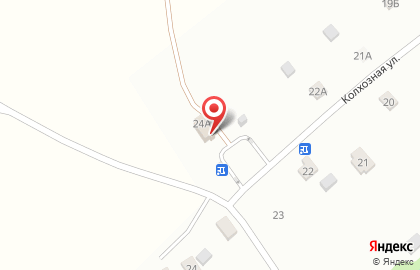 Продуктовый магазин на Колхозной улице на карте