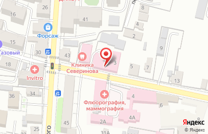 Славянская клиника на улице Никитина на карте