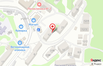 Сувлачная Монтаж на Лесной на карте