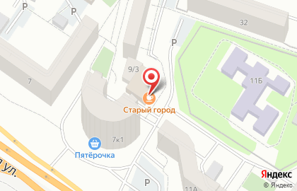 Кафе Старый город на улице Федюнинского на карте