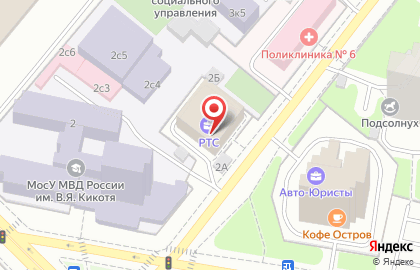 Бизнес-центр РТС на метро Свиблово на карте
