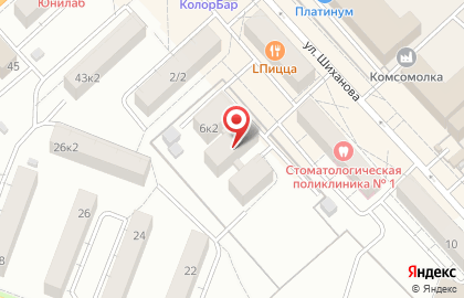 Небо в Комсомольске-на-Амуре на карте