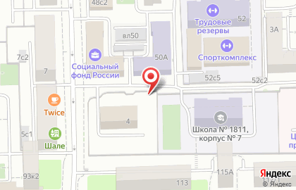 Колледж архитектуры и менеджмента в строительстве №17 на Первомайской на карте