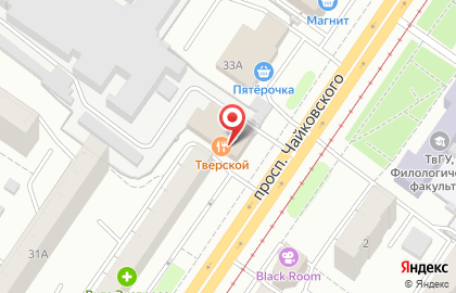 Ресторан Тверской в Твери на карте