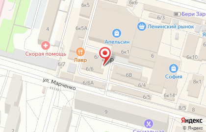 Фирменный магазин Добродея на улице Рождественского на карте