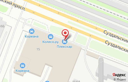Торгово-сервисный центр Сервис-авто на метро Гражданский проспект на карте