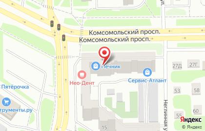 Торгово-строительная компания Печник на улице Чайковского на карте