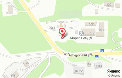 Автомойка самообслуживания Black self service на Пограничной улице на карте
