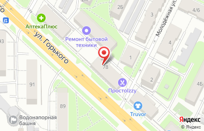 Туристическое агентство Колумб на улице Горького на карте