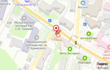Кафе быстрого питания Шавермания на карте
