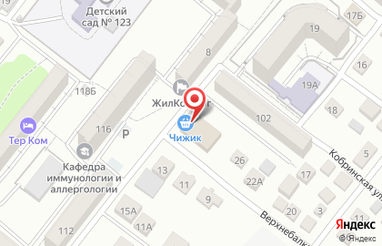 Магазин разливного пива Фрау Марта в Дзержинском районе на карте