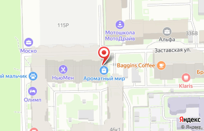 Винный супермаркет Ароматный мир на Московских воротах на карте