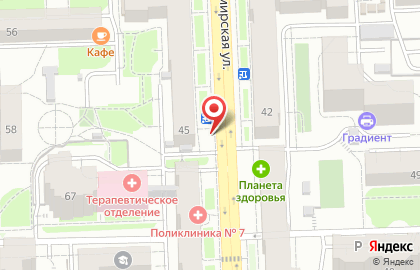 Киоск по продаже печатной продукции Роспечать на улице Карла Маркса, 45а киоск на карте