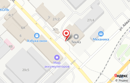Торговый центр АвтоМастер на карте