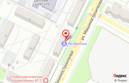 Аптека Фармленд на улице Машиностроителей на карте