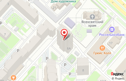 Частный детский сад Маленькая страна в Октябрьском районе на карте