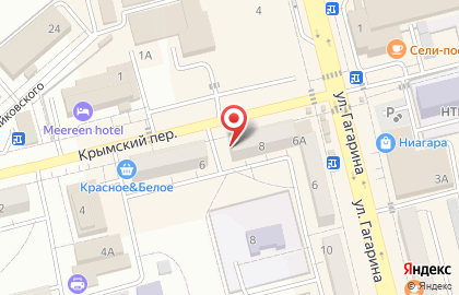 Аптека Городская Здравница в Крымском переулке на карте