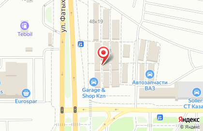 Оптовая фирма Грал в Ново-Савиновском районе на карте