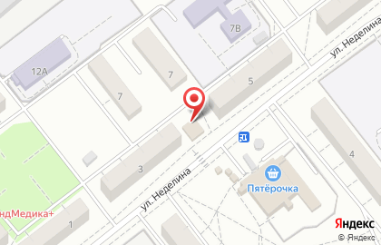 Магазин колбасных изделий Великатес на улице Неделина на карте