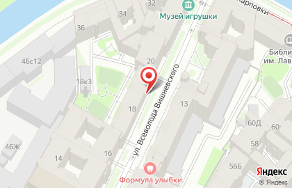 Социальная столовая Трапеза на улице Всеволода Вишневского на карте