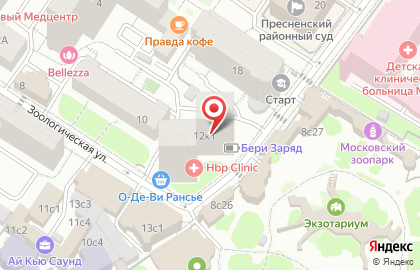 Ателье Мир красоты на Баррикадной на карте