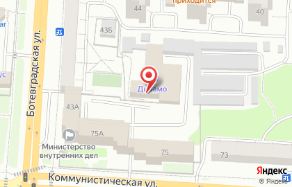 Независимая техническая экспертиза транспортных средств на Коммунистической улице на карте