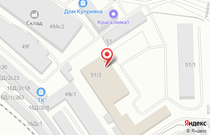 Оптовый склад-магазин Оптовый склад-магазин в Железнодорожном районе на карте