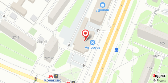 Автосервис Вилгуд на Профсоюзной улице на карте
