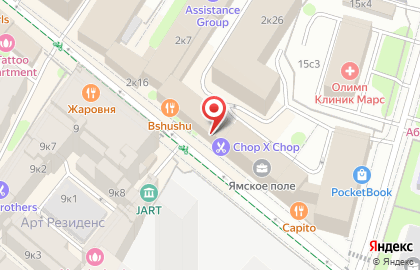 Деловой центр Ямское поле на 3-й улице Ямского Поля на карте